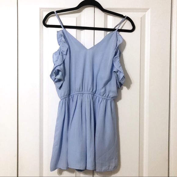 Pants - Soft blue romper